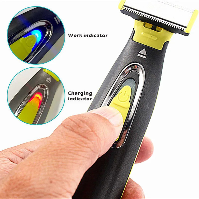 MLG Portable Electric Trimmer (T-Blade) – USB Rechargeable, Washable Head