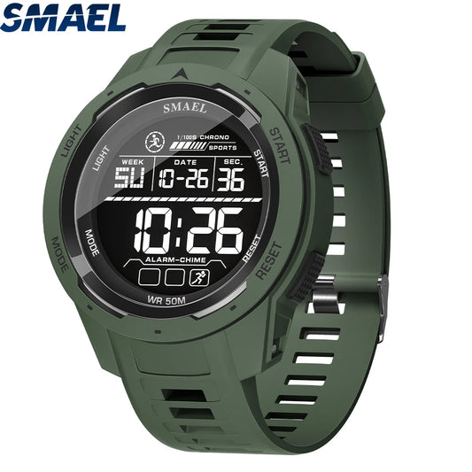 SMAEL 8105 Digital Sports Watch — Waterproof 50 m