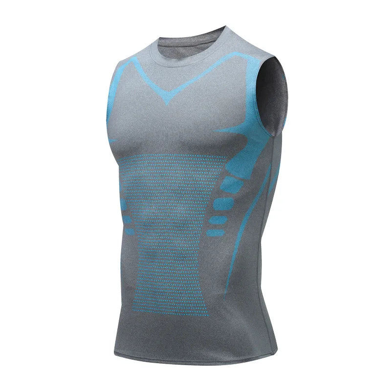 Men’s Quick-Dry Sleeveless Training Tank – “Ice Silk” Cool-Touch