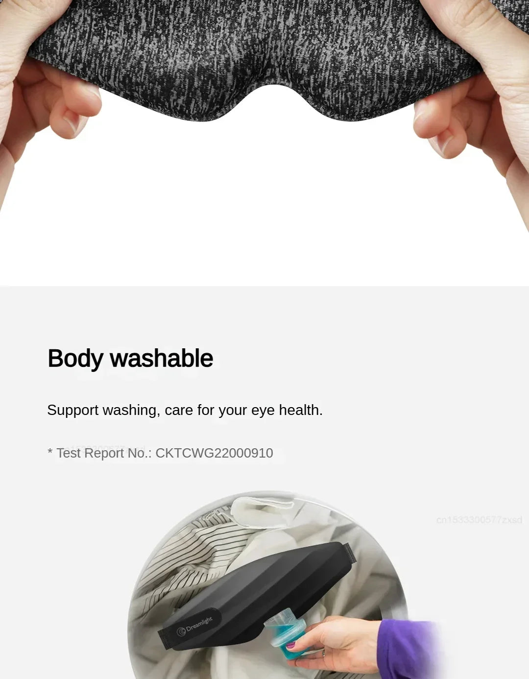 Dreamlight 3S 3D Contoured Sleep Mask – 100% Blackout