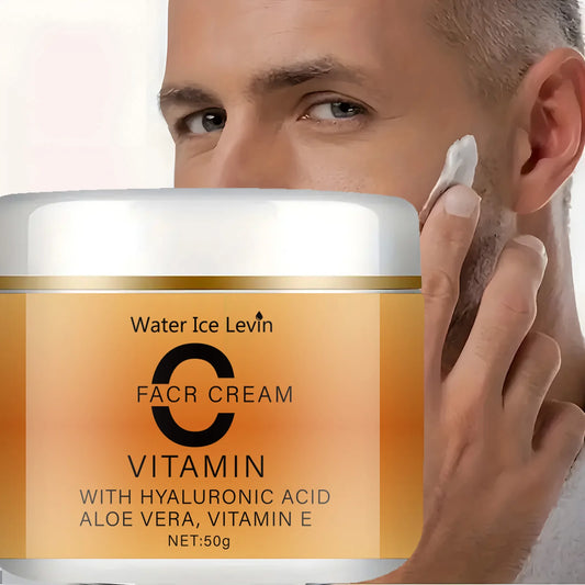 Vitamin C Facial Cream – Hyaluronic Acid, Aloe Vera & Vitamin E