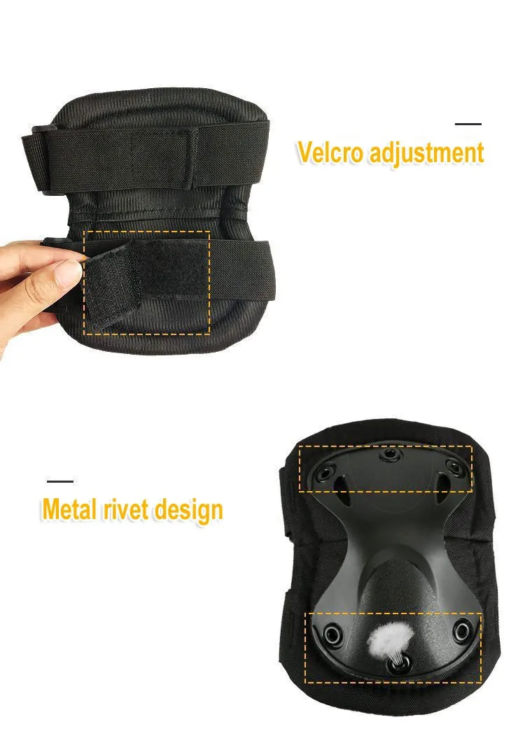 Unisex Camo Knee & Elbow Pads — Impact Protection Set