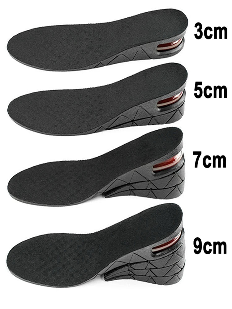 Invisible Height Increase Insoles – Adjustable Air-Cushion Heel Lift (Trim-to-Fit)