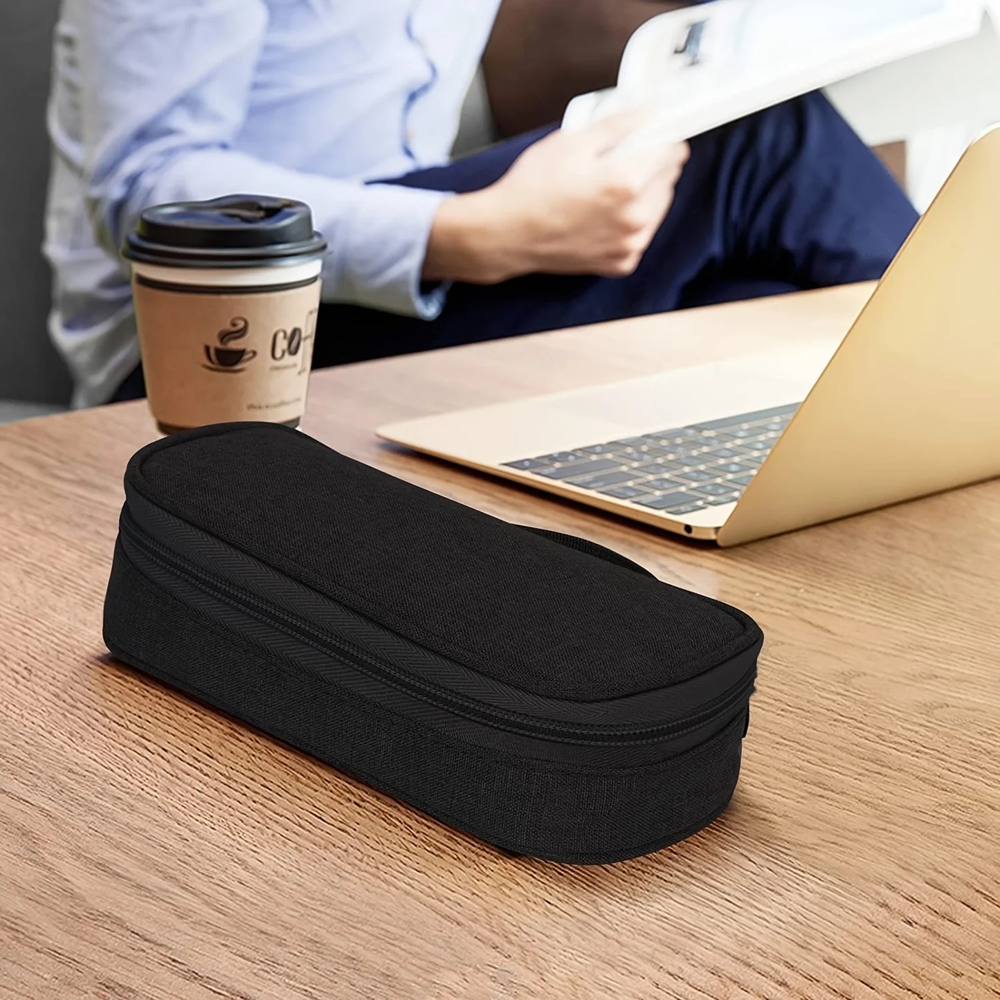 Portable Travel Cable & Digital Storage Organizer Bag