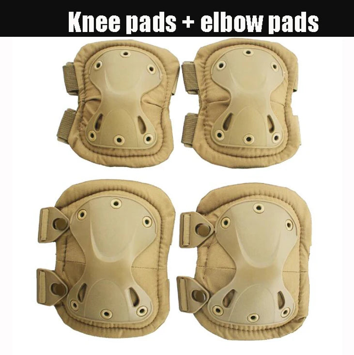 Unisex Camo Knee & Elbow Pads — Impact Protection Set
