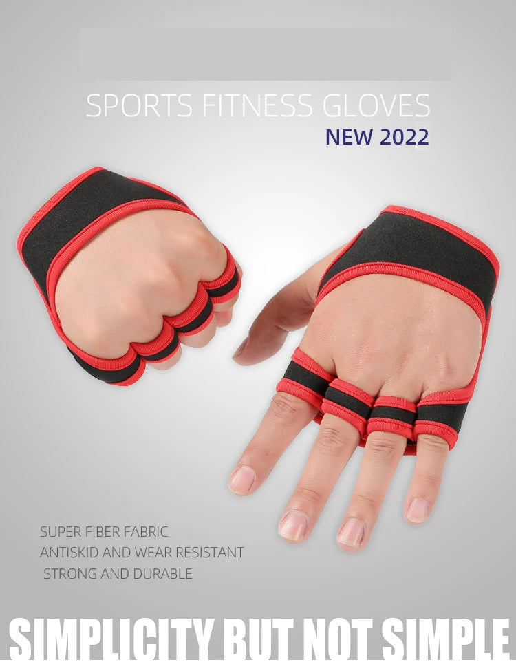 Gym Gloves with Wrist Support – Shock-Absorbing Grip
