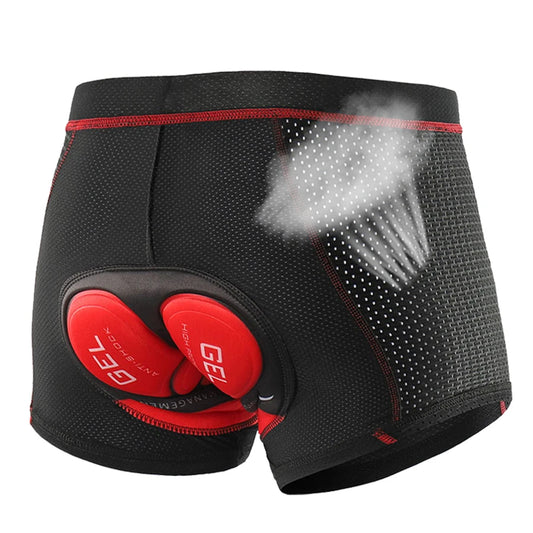 NEWBOLER 5D Gel Padded Cycling Underwear Shorts – Breathable Men’s Base Layer