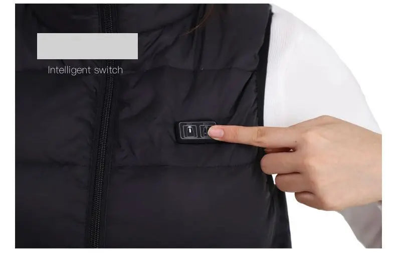 9-Zone Heated Jacket – USB Graphene Heating Coat for Men