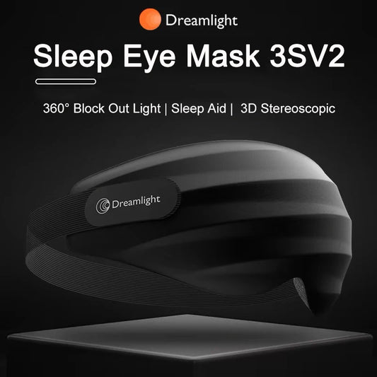 Dreamlight 3S 3D Contoured Sleep Mask – 100% Blackout