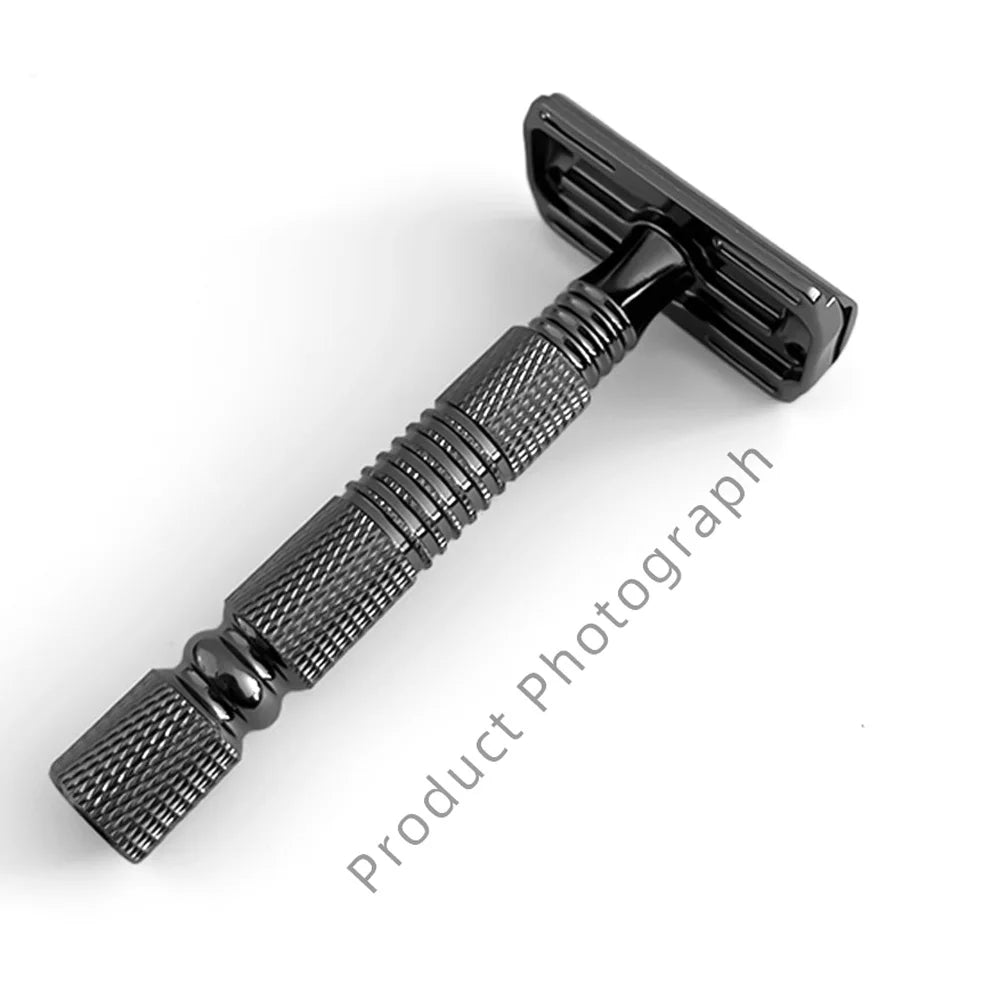 Classic Double-Edge Safety Razor — Anti-Slip Handle