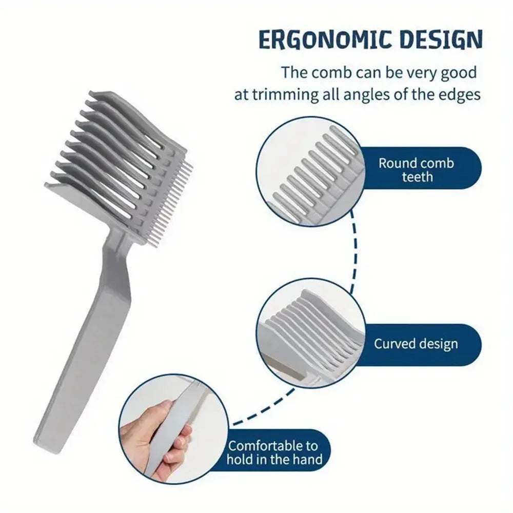 Professional Long Handle Hair Cutting Clipper Comb – Precision Barber Tool