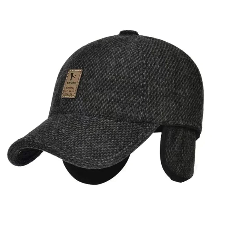Classic Cotton Dad Cap – Wind-Resistant Lined Baseball Hat (Men)