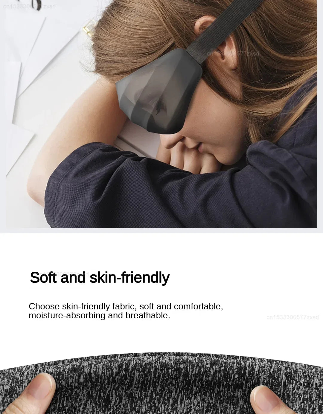 Dreamlight 3S 3D Contoured Sleep Mask – 100% Blackout