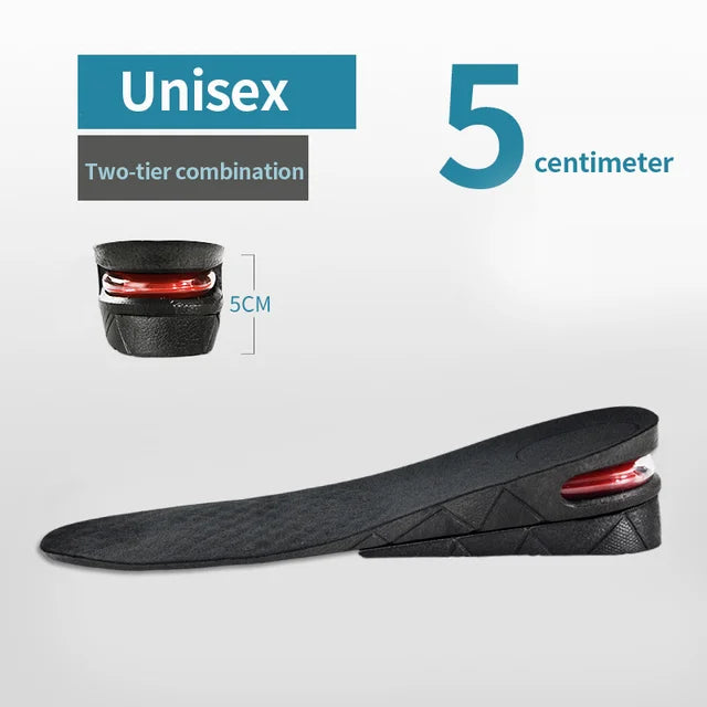 Invisible Height Increase Insoles – Adjustable Air-Cushion Heel Lift (Trim-to-Fit)