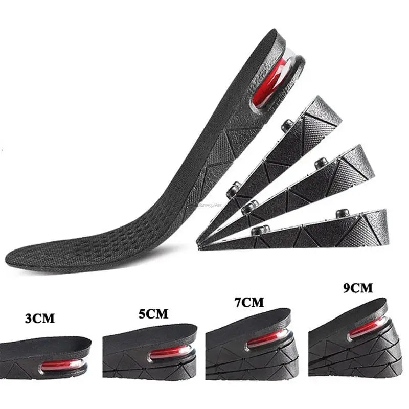 Invisible Height Increase Insoles – Adjustable Air-Cushion Heel Lift (Trim-to-Fit)
