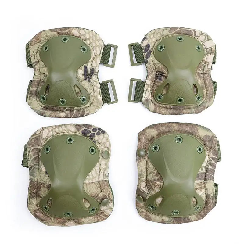 Unisex Camo Knee & Elbow Pads — Impact Protection Set
