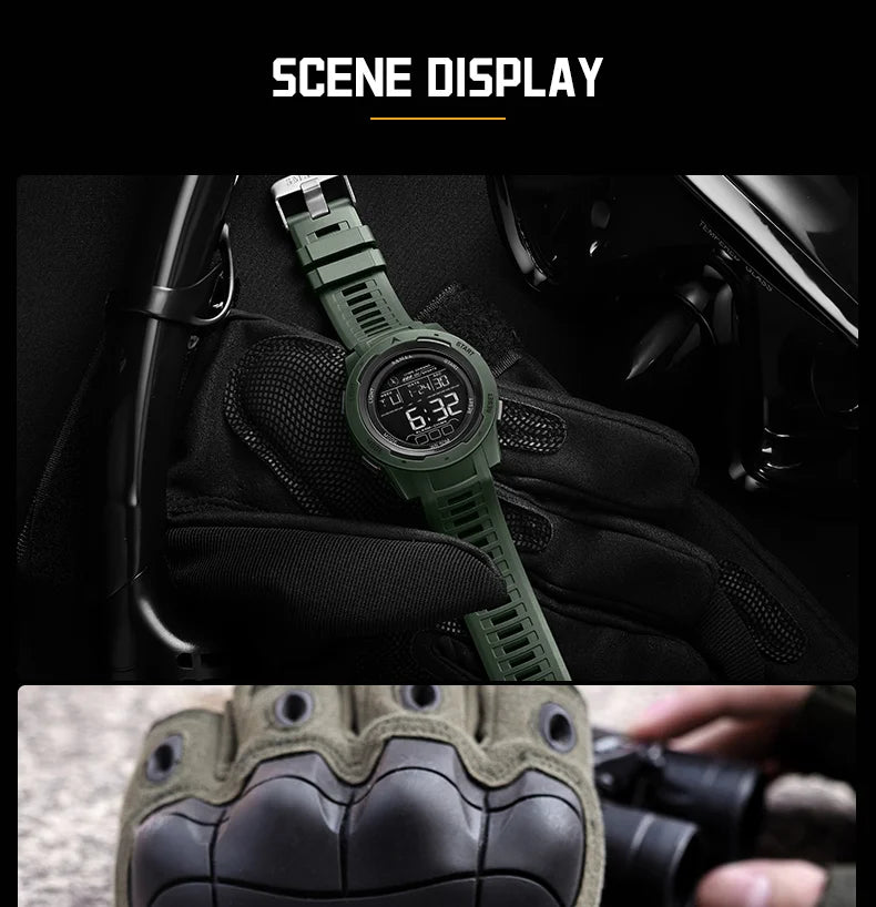 SMAEL 8105 Digital Sports Watch — Waterproof 50 m