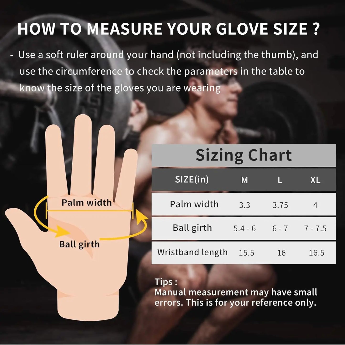 Gym Gloves with Wrist Support – Shock-Absorbing Grip