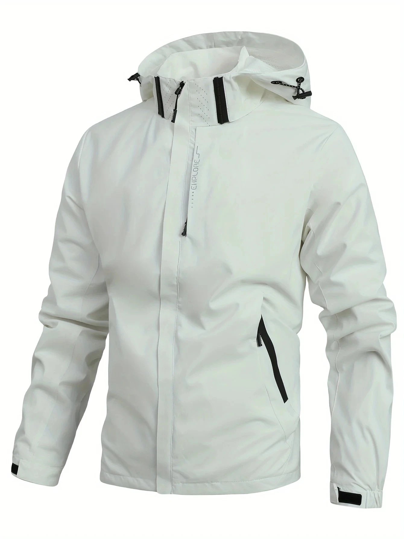 Men’s Lightweight Waterproof Hooded Rain Jacket