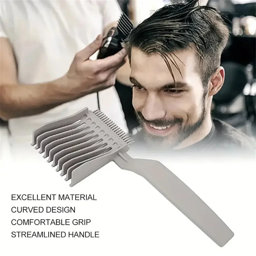 Professional Long Handle Hair Cutting Clipper Comb – Precision Barber Tool