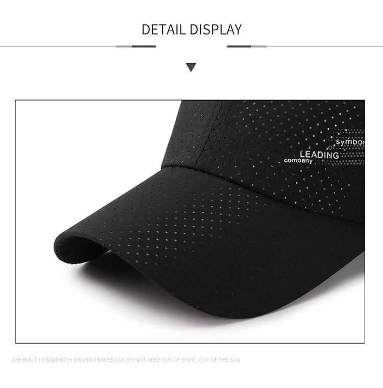 Quick-Dry Outdoor Baseball Cap – Adjustable Sun Hat