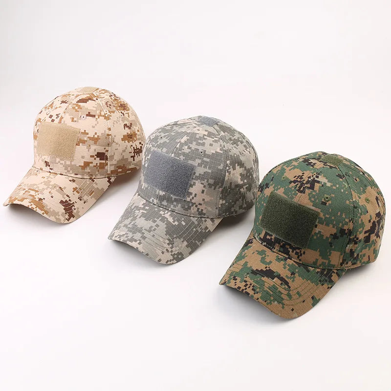 Outdoor Camouflage Baseball Hat — Curved Brim