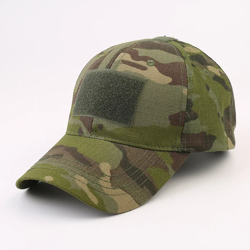 Outdoor Camouflage Baseball Hat — Curved Brim