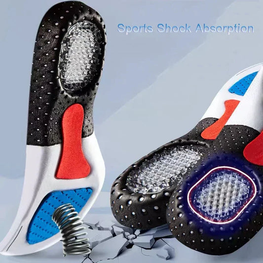 Orthopedic Memory Foam & Gel Insoles – Arch Support Pads for Men