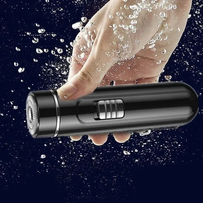 Compact USB Rechargeable Electric Razor – Wet & Dry, One-Button
