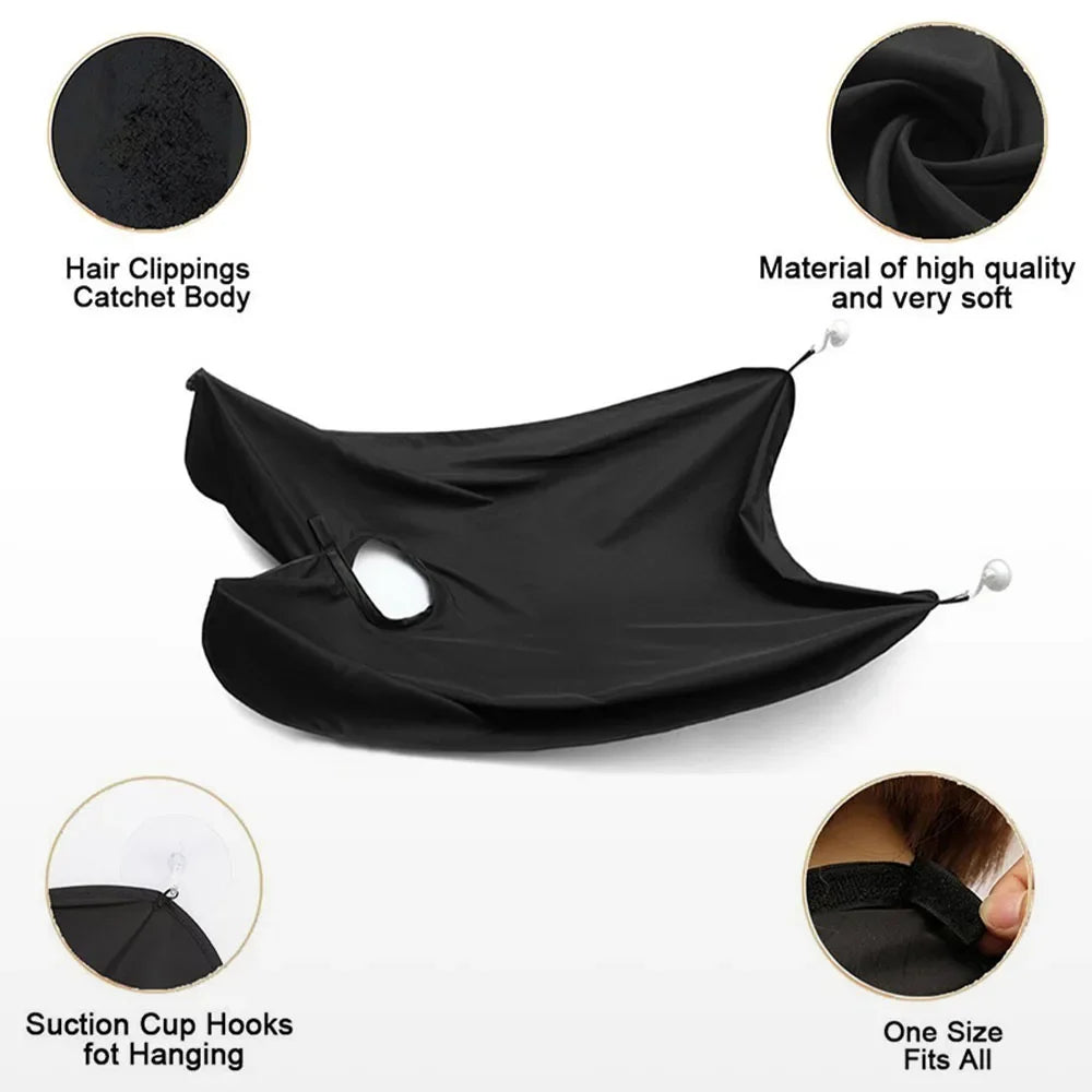 Beard Catcher Apron – Mantieni il Bagno Pulito Durante la Rasatura