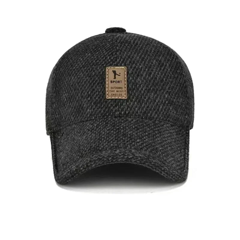 Classic Cotton Dad Cap – Wind-Resistant Lined Baseball Hat (Men)