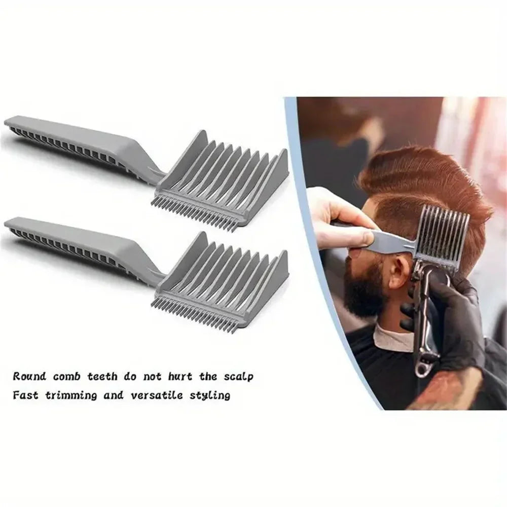 Professional Long Handle Hair Cutting Clipper Comb – Precision Barber Tool