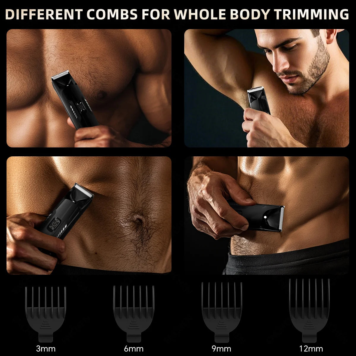 ENCHEN Spark 3 Hair Clippers & Beard Trimmer – Mini Adjustable, USB Rechargeable
