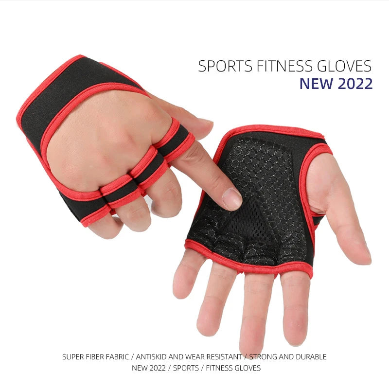 Gym Gloves with Wrist Support – Shock-Absorbing Grip