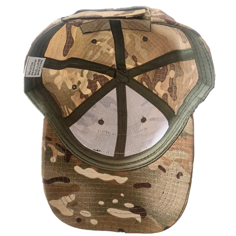 Outdoor Camouflage Baseball Hat — Curved Brim