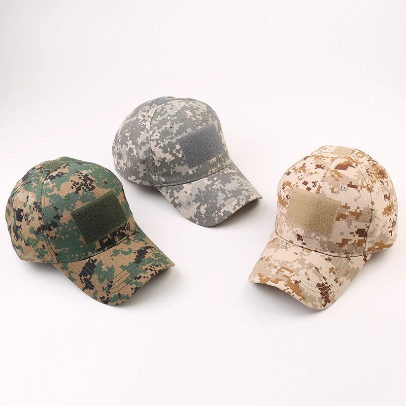 Outdoor Camouflage Baseball Hat — Curved Brim
