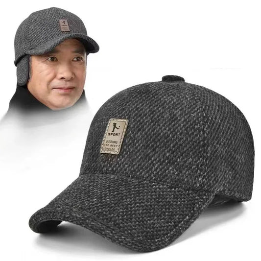 Classic Cotton Dad Cap – Wind-Resistant Lined Baseball Hat (Men)