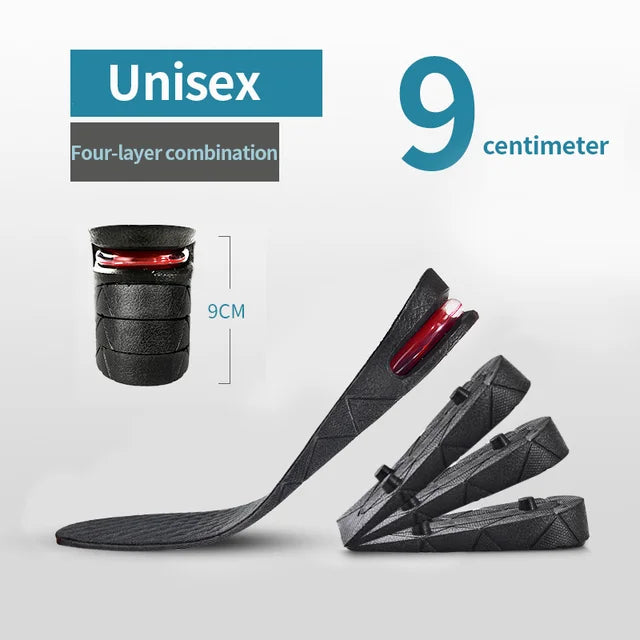 Invisible Height Increase Insoles – Adjustable Air-Cushion Heel Lift (Trim-to-Fit)