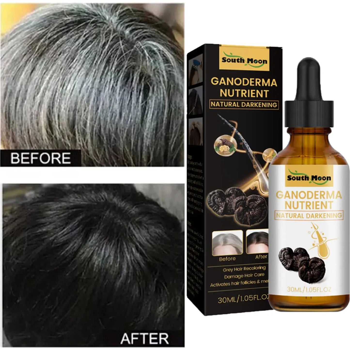 Gray to Natural Hair Serum — Anti-Loss Treatment for Men