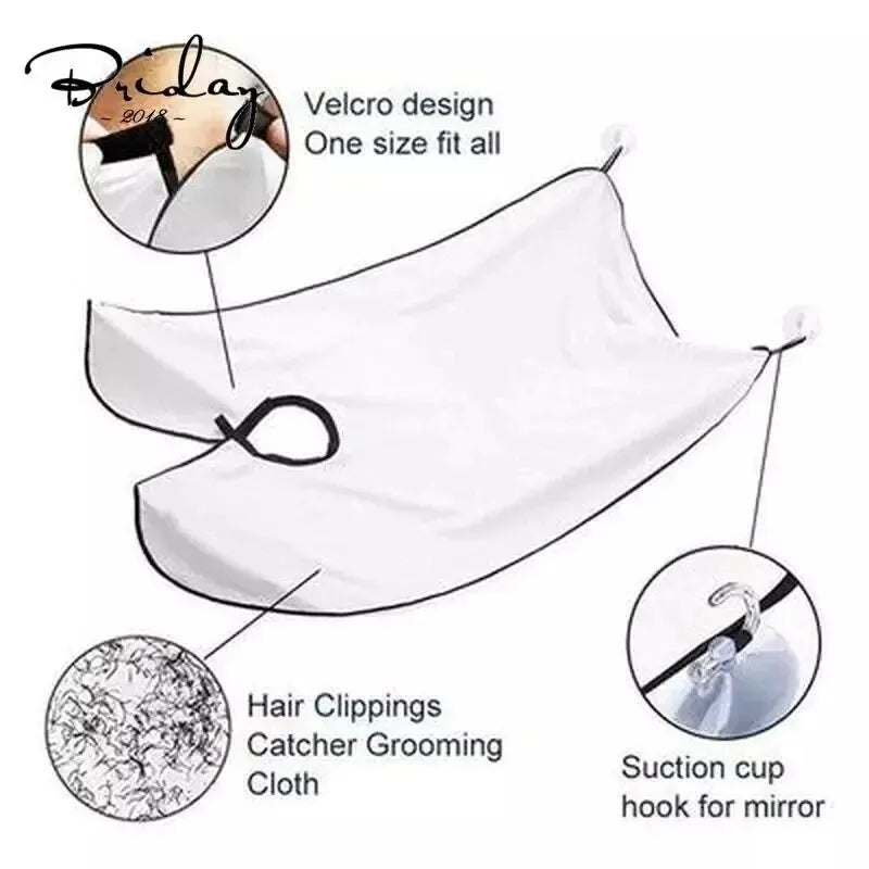 Beard Catcher Apron – Mantieni il Bagno Pulito Durante la Rasatura