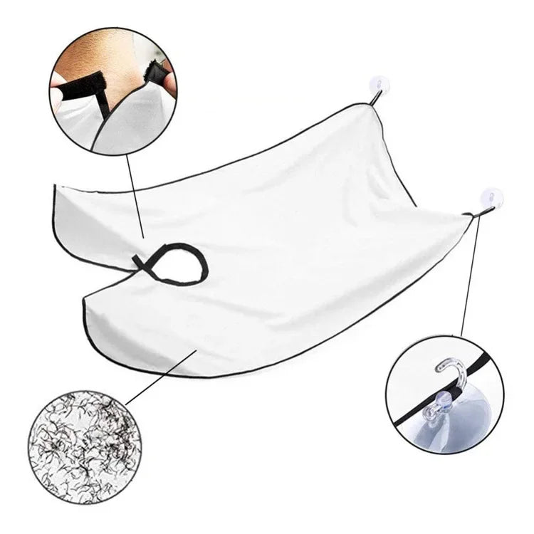 Beard Catcher Apron – Mantieni il Bagno Pulito Durante la Rasatura